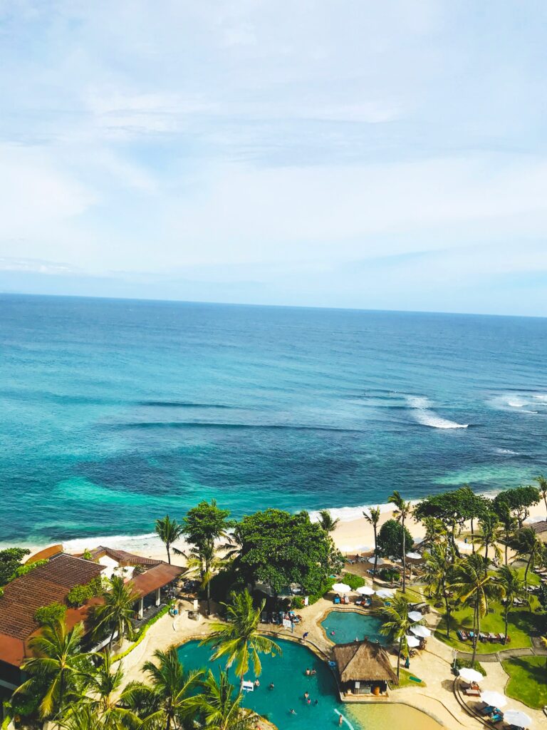 Bali romantic resort with jungle view and infinity pool